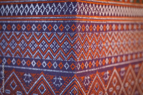 Women's dresses made of Thai woven fabrics