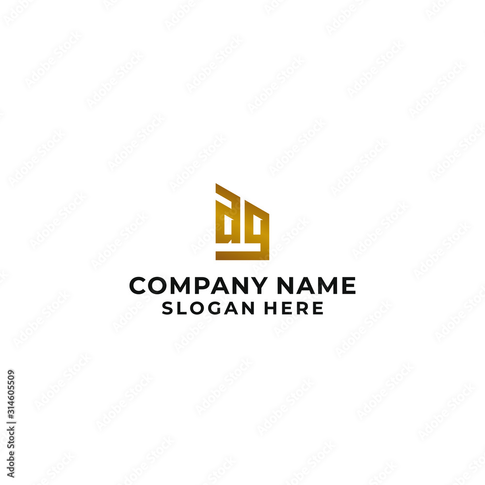 AG Simple Logo Design Inspiration AG Simple Logo Design Inspiration