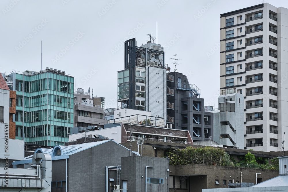 modern building in tokyo