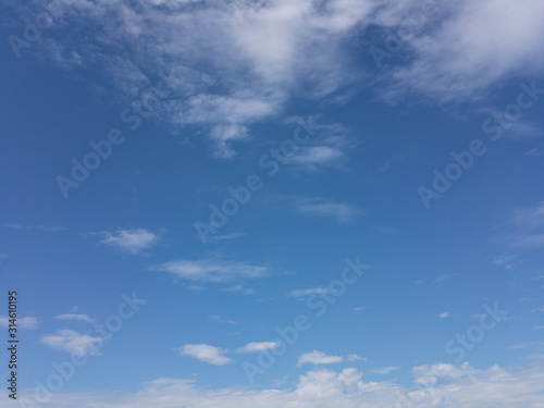 Fototapeta Naklejka Na Ścianę i Meble -  blue sky with clouds in the morning