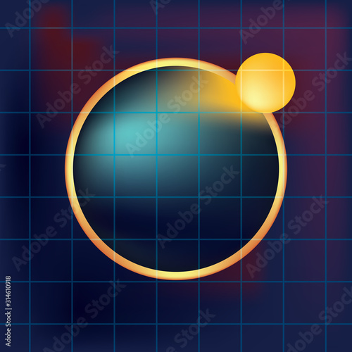 Abstract space figure