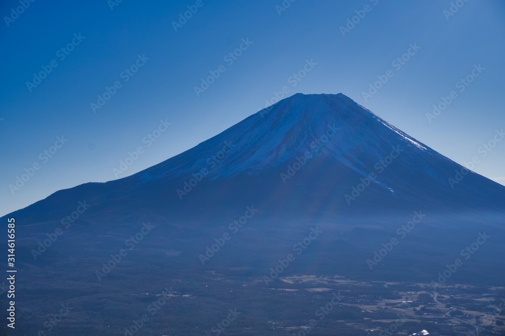 富士山　竜ヶ岳　風景　