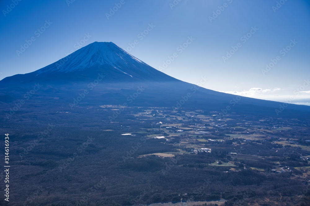 日本　絶景　富士山　竜ヶ岳