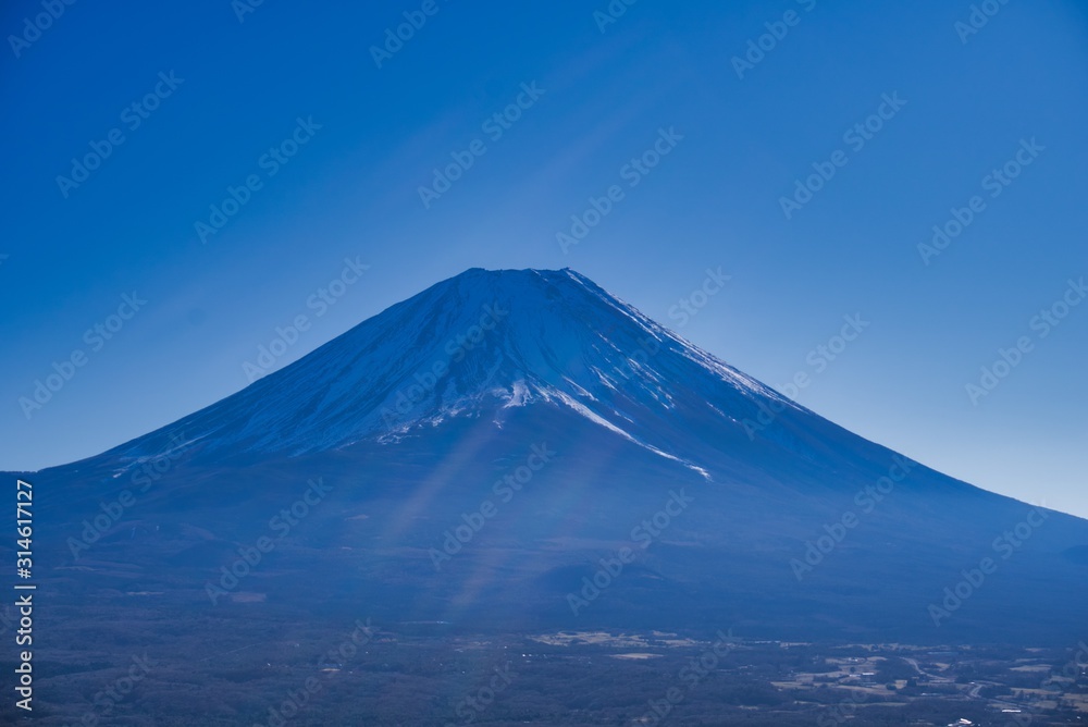 日本　絶景　富士山　竜ヶ岳