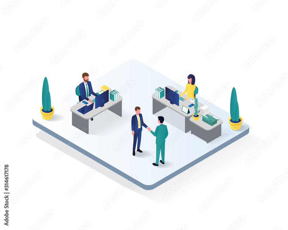 office workspace room isometric illustration, workplace condition in 3d isometric illustration office workspace room isometric illustration, workplace condition in 3d isometric illustration