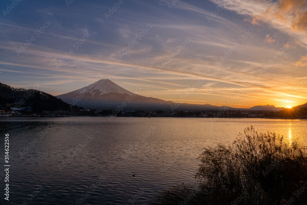 Mount Fuji from Kawakuchiko, Japan