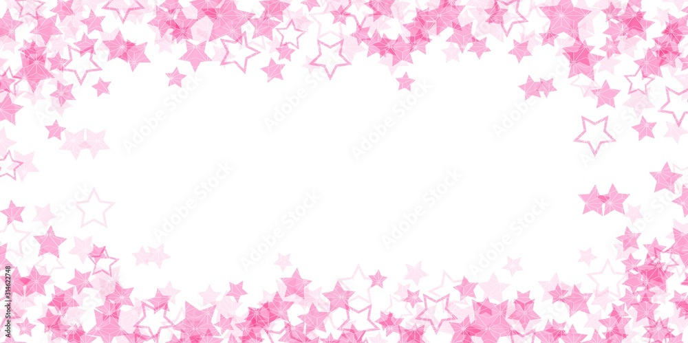 星　春　ピンク　背景