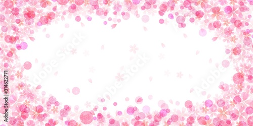 桜　春　花　背景