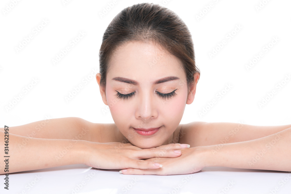 Beautiful young woman with clean fresh skin, Hair sleek, Proposing a product. Gestures for advertisement on pink background, Front view, with copy space. Beautiful young woman with clean fresh skin, Hair sleek, Proposing a product. Gestures for advertisement on pink background, Front view, with copy space.