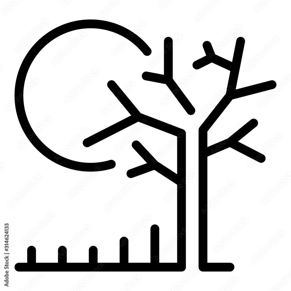 Farm drought icon. Outline farm drought vector icon for web design isolated on white background Farm drought icon. Outline farm drought vector icon for web design isolated on white background