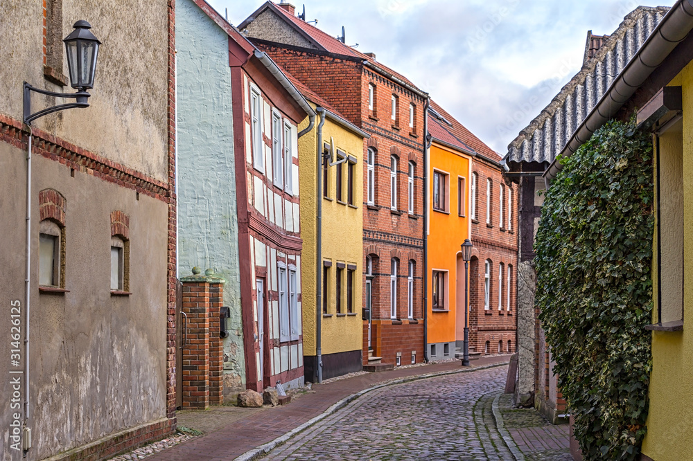 In Röbel you will find many old, restored half-timbered houses.
