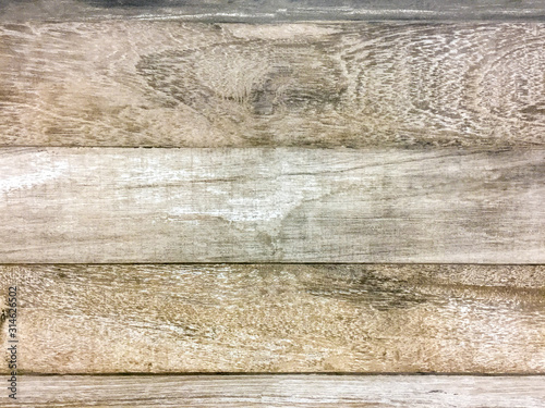 Wood texture surface as background, wooden planks table pattern top view.