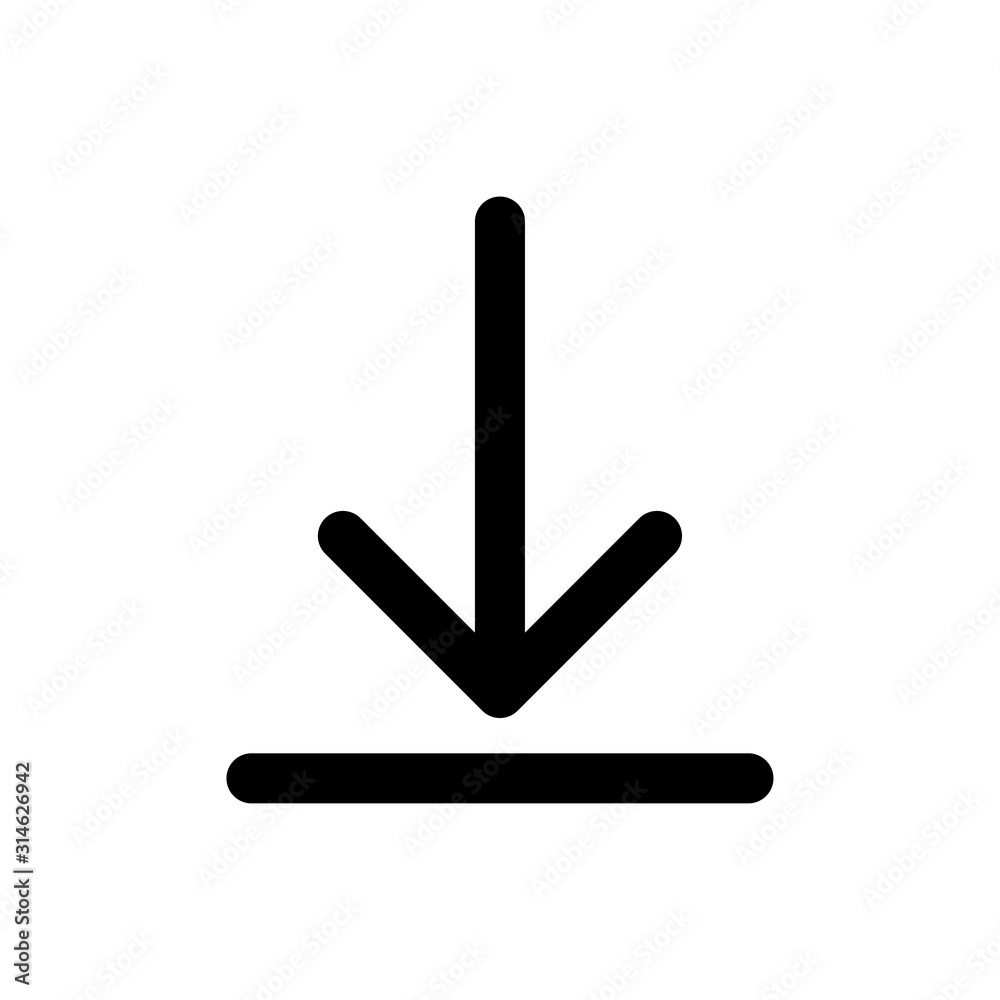 Download arrow signage icon trendy Download arrow signage icon trendy