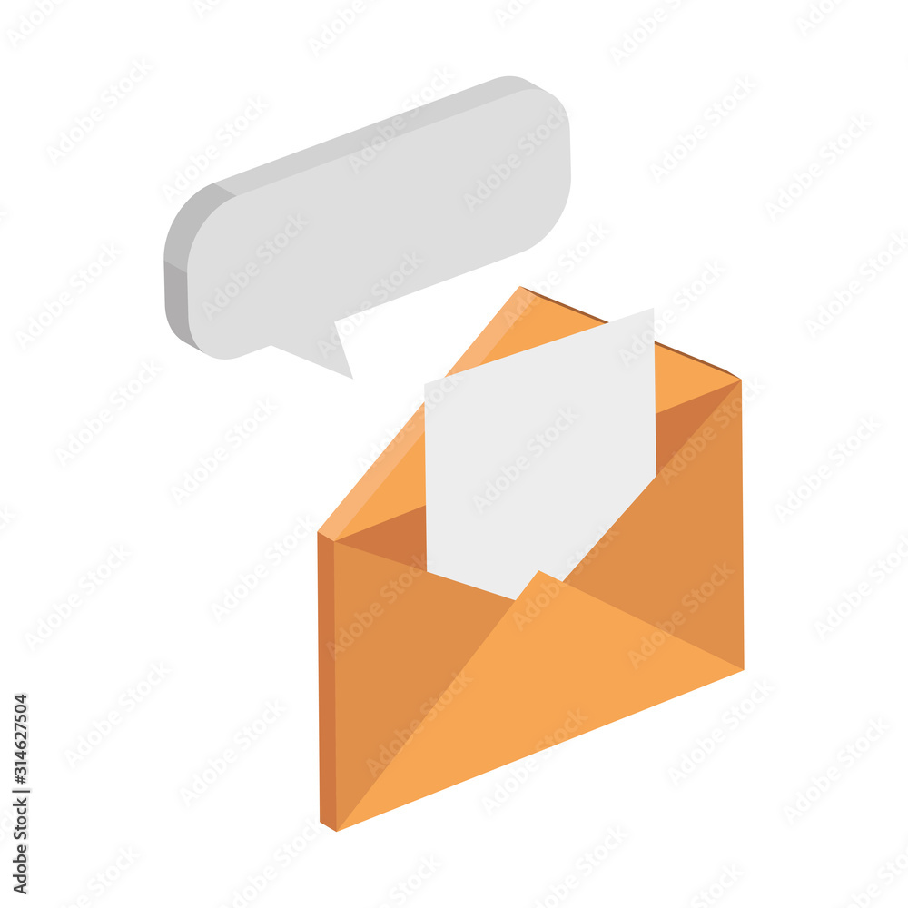 envelope mail with speech bubble isolated icon vector illustration design envelope mail with speech bubble isolated icon vector illustration design