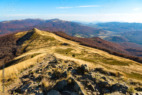 Bieszczady - mountains in Poland