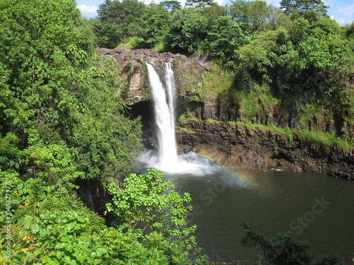 ハワイ ハワイ島 滝
