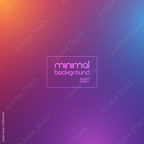 Minimal blurred background
