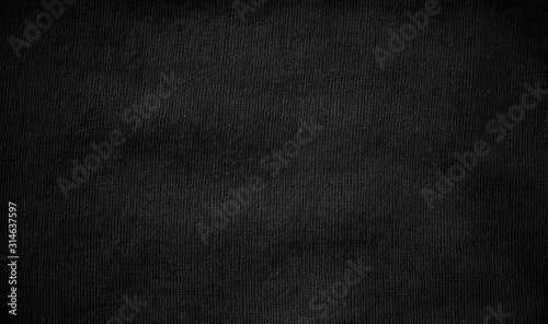 Black fabric texture as background