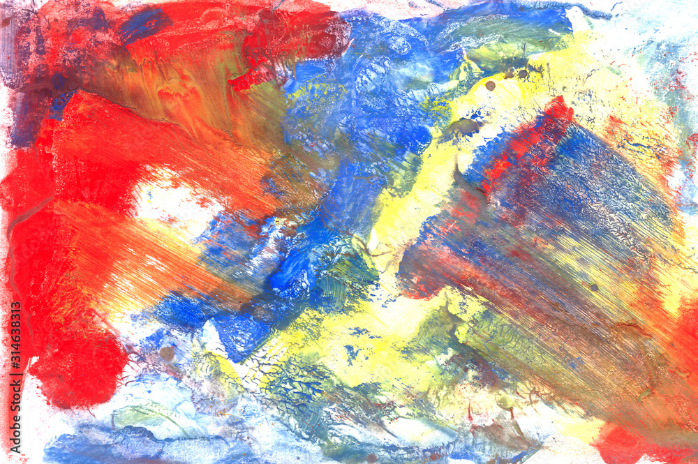 abstract multicolored watercolor spring background