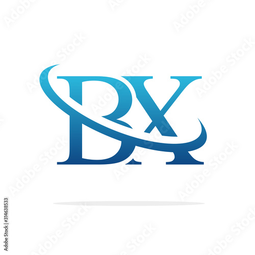 creative BX logo icon design