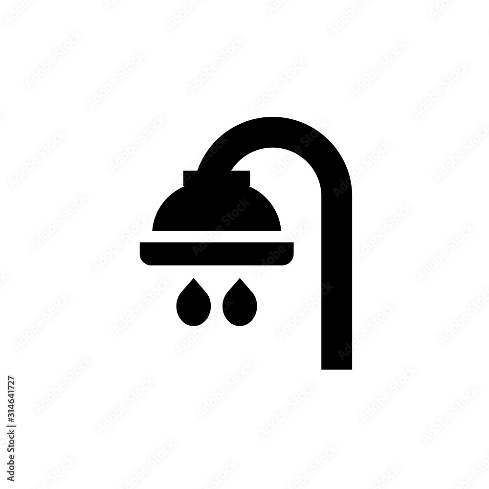 Shower icon vector Shower icon vector
