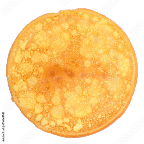 Pancake Isolated on White Background