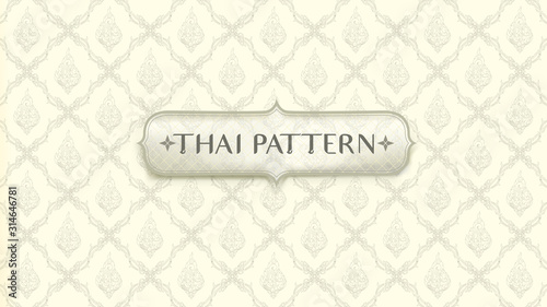 Abstract traditional Thai pattern background