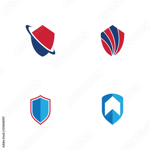 Free Download Set Shield Logo Template vector symbol - GFXLoad