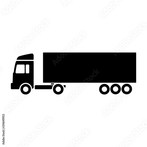 Truck Icon Vector Logo Template Illustration Design. Vector EPS 10.