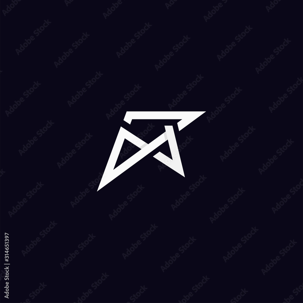 Letter R initial Abstract star logo design template vector illustration Letter R initial Abstract star logo design template vector illustration
