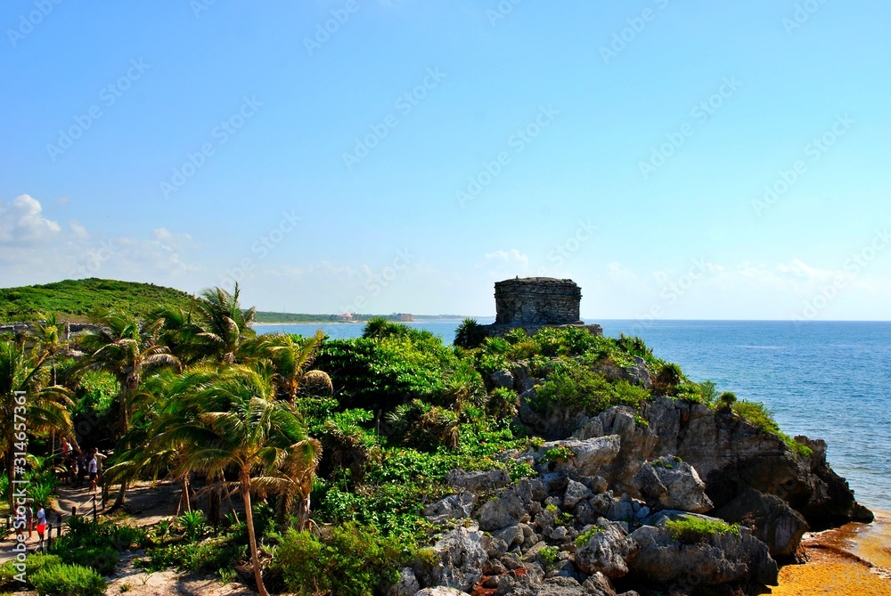 Ancient Mayan City of Tulum in Mexico