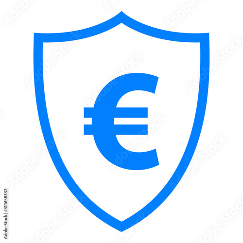Euro und Schild