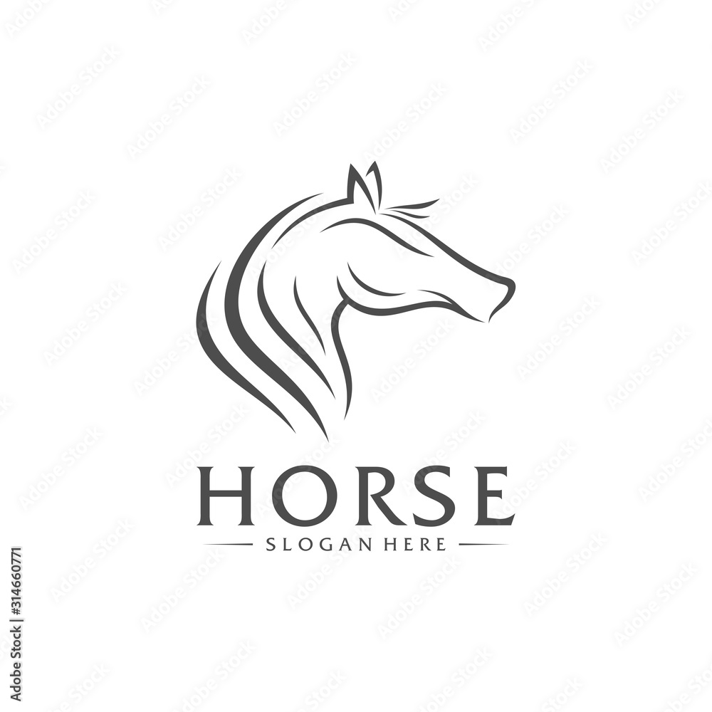 Fast Horse logo Design Vector, Creative design, Template, illustration Fast Horse logo Design Vector, Creative design, Template, illustration