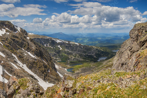 View from the top of the mountain gorge