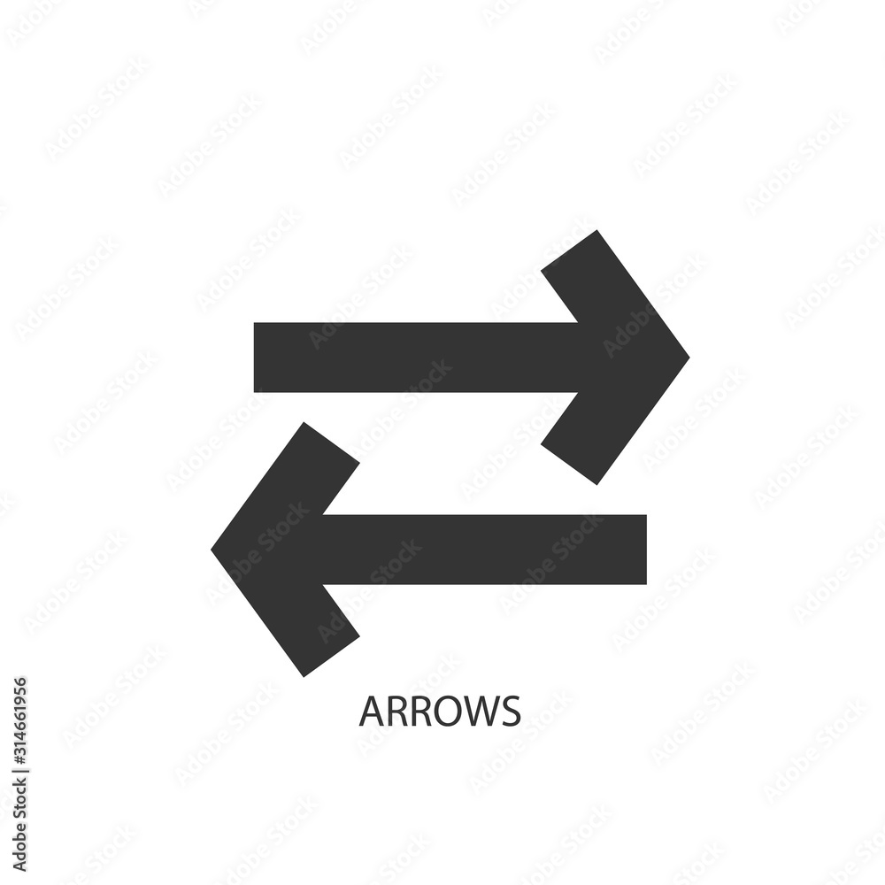 arrows icon vector illustration for graphic design and websites arrows icon vector illustration for graphic design and websites