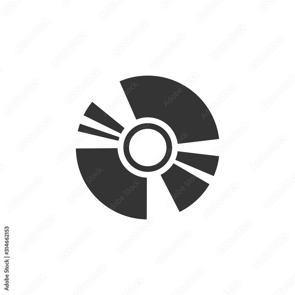 disc iocn vector illustration for graphic design and websites disc iocn vector illustration for graphic design and websites