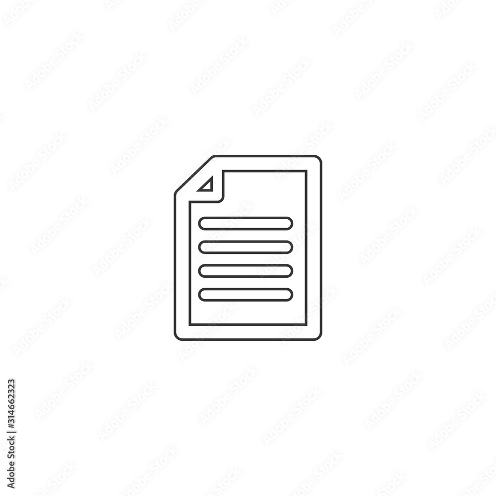 document icon vector illustration for graphic design and websites document icon vector illustration for graphic design and websites