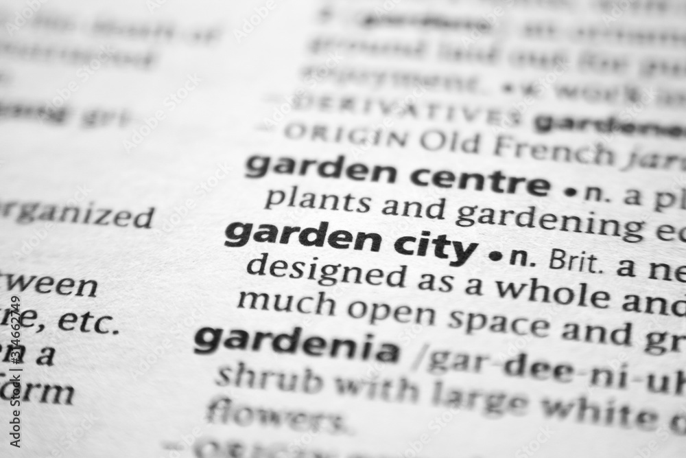 Word or phrase Garden city in a dictionary. Word or phrase Garden city in a dictionary.