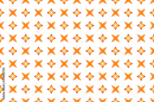 Seamless geometric pattern design illustration. Background texture. Used gradient in orange  red  white colors.