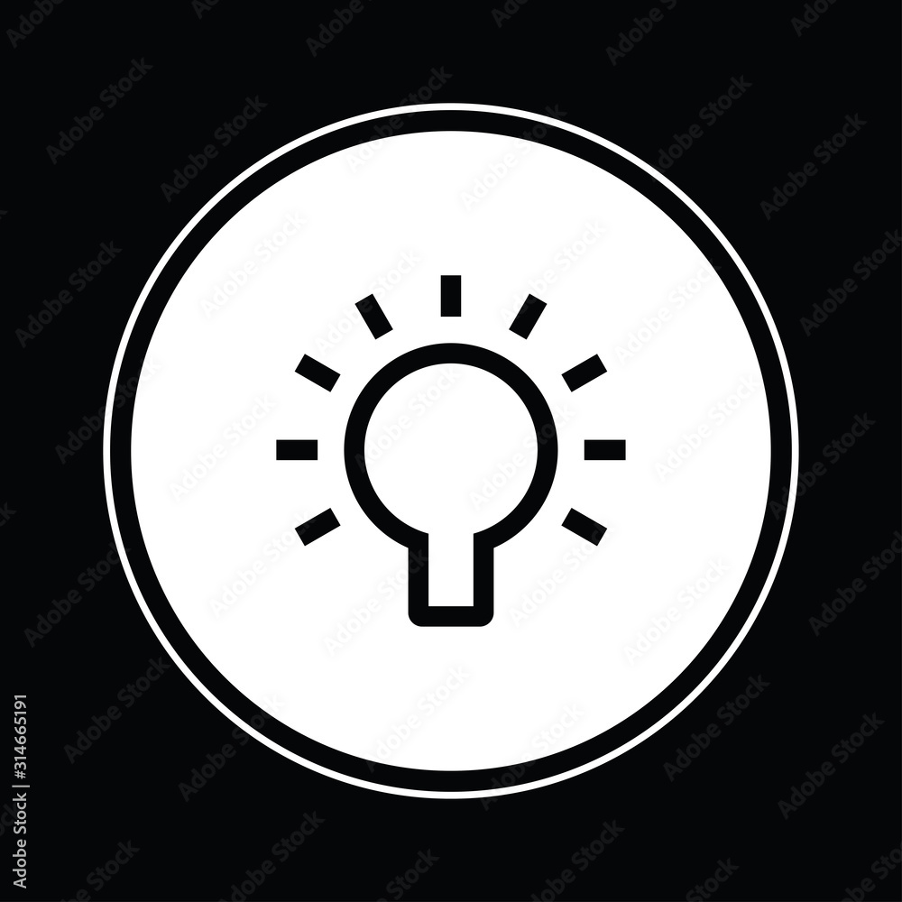 Idea icon illustration isolated vector sign symbol Idea icon illustration isolated vector sign symbol
