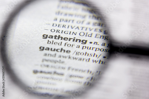 Wallpaper Mural Word or phrase Gathering in a dictionary. Torontodigital.ca