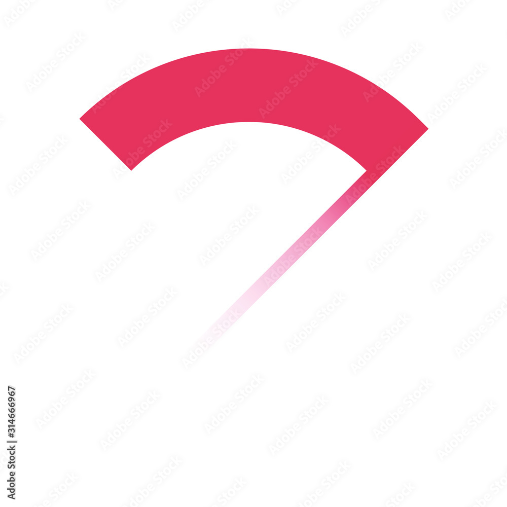 Unique speedometer logo illustration, vector