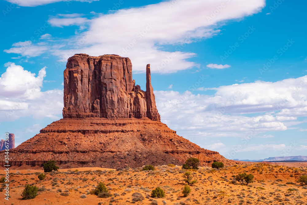Landscape of Monument valley. Navajo tribal park, USA. Landscape of Monument valley. Navajo tribal park, USA.