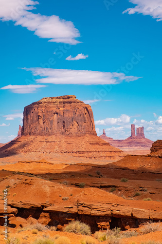 Landscape of Monument valley. Navajo tribal park, USA.