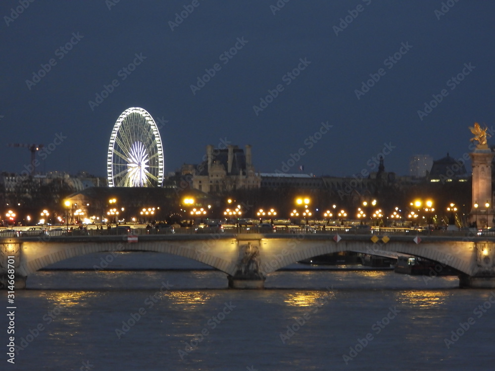 vue Paris avant la nuit