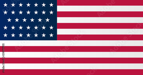 Union Side American Civil War Flag
