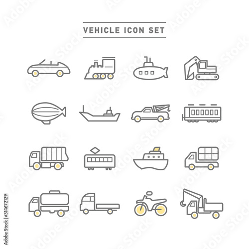 VEHICLE ICON SET