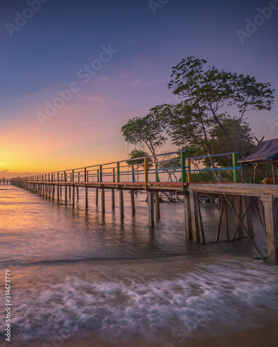 The Sunset Moment at Batam Bintan Island Indonesia © Nurwijaya
