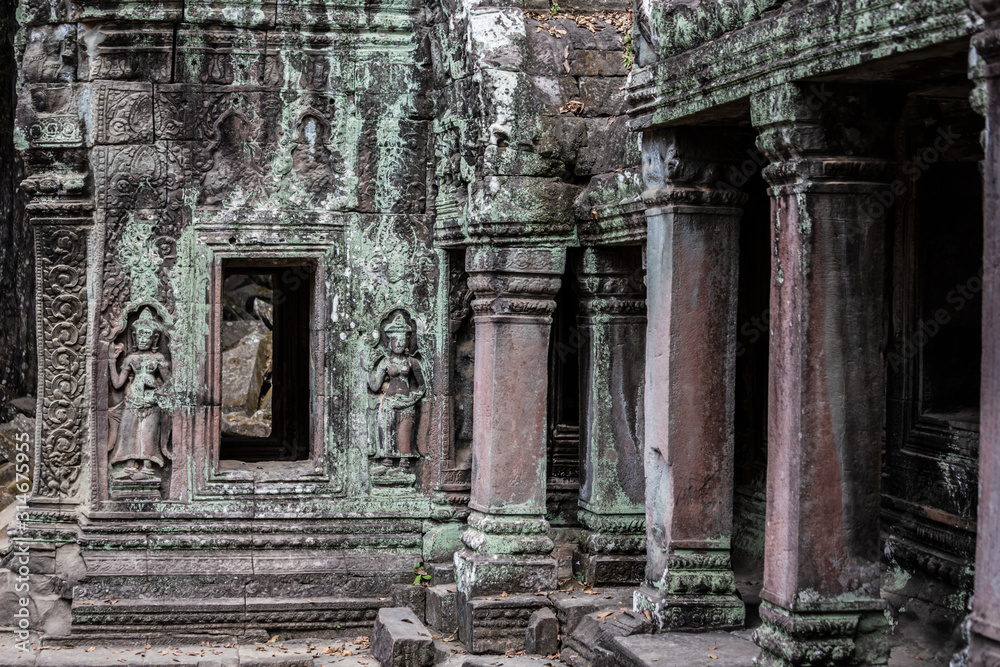 Ruin of temple in Angkor Wat, Cambodia