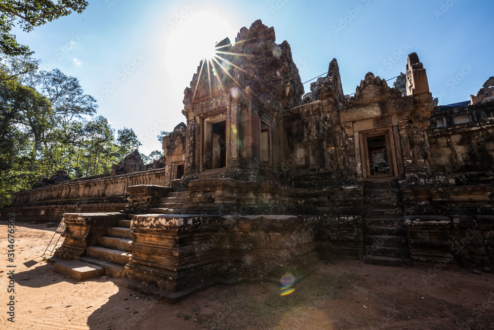 Ruin of temple in Angkor Wat, Cambodia